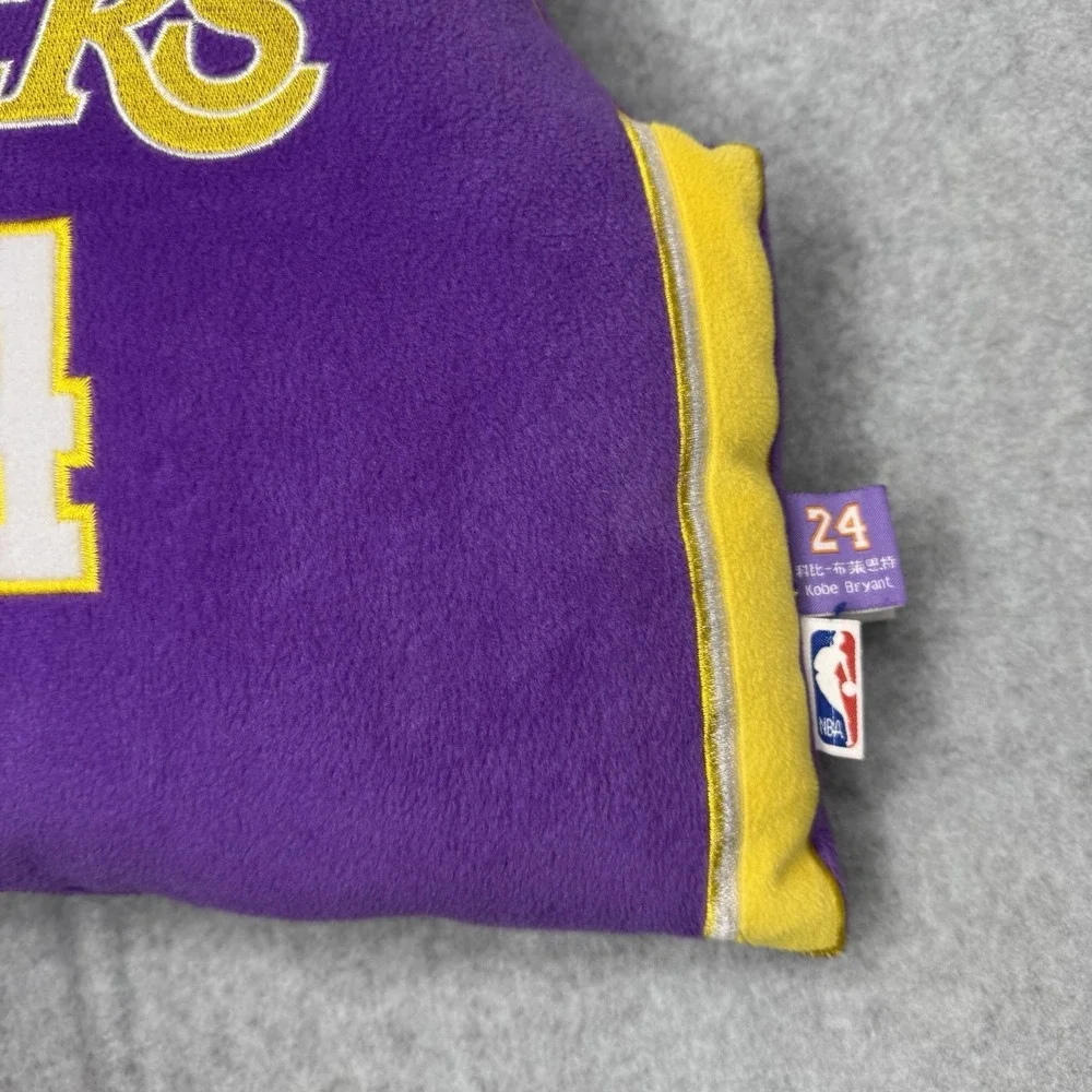 NBA Laker Kobe Bryant Jersey Shape Throw Pillow Room Decor‎ 24 Collectible